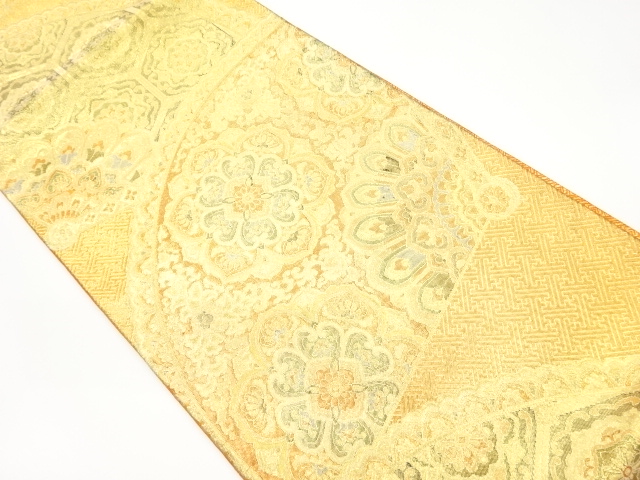 JAPANESE FUKURO OBI / SAGANISHIKI / WOVEN FLOWER CREST